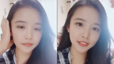 【夏阿夏雪】，广东小李沁，极品明星脸，清纯初恋脸，家中无聊自慰，蝴蝶粉穴满分好评