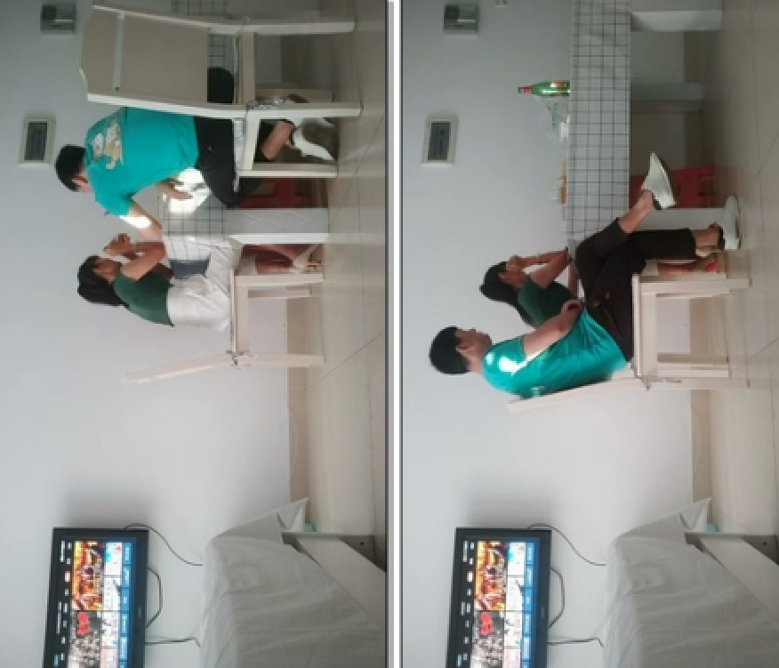 【爱情丶故事】网恋新人，38岁良家三天奔现，伸进内裤摸骚逼，转战床上，后入爆操满身大汗