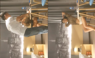 【换妻之旅】，今夜黑皮约外围，美女，门票118，坚挺美乳翘臀，姿势繁多一通狂插高潮啦