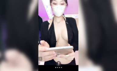 抖音重磅：56W粉絲女神【草莓小甜心】【丁姐】高價走私直播秀 (8)