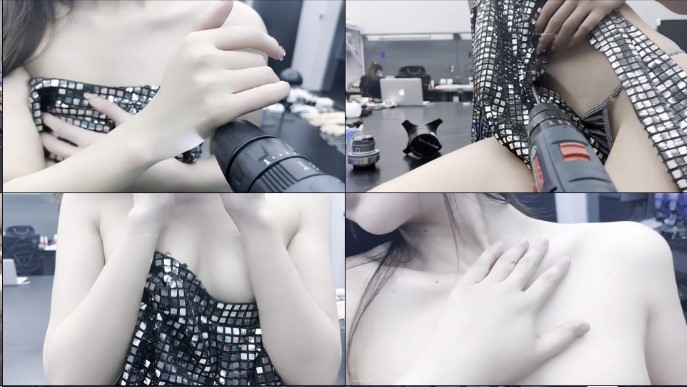 海鲜馒头穴女神『阿朱』2月全新科幻风新作《超魅机甲机器人》超爆秀人顶流 高清 (2).