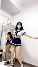 青春無敵 白皙圓潤極品天然巨乳蜂腰肥臀網紅小鋼炮【萬聽】高價私拍~變裝裸舞紫薇 (12)