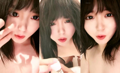 前方高能預警！極品清純大眼睛直男必愛頂流TS【小安】露臉私拍 車震野戰裸奔喝尿吃精碉堡了 (10)