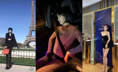 高顏模特身材氣質網紅女神【總在你背後TK】露臉淫亂私拍，女神調教成母狗給黃毛兄弟一起肏3P（8)