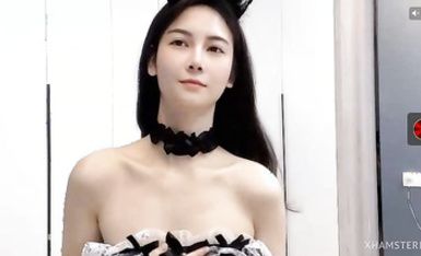 神仙級別，神似江疏影，大美女全脫了，【tiantian_LK】，真是太漂亮了，清純女神看一眼就瘋狂 (3)