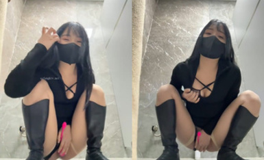 長腿黑絲公廁女神 Asia-Lynn 21小時合集 (28)