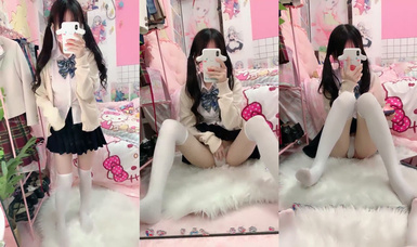 卡哇伊~卡哇伊【女高妹妹】太太可愛了咪咪鼓鼓的 (4)