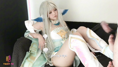 二次元蘿莉【M-N】極品Cos性愛系列美少女 王者西施淪為肉便器 服侍大肉棒 嬌媚容顏騷騷反差 非常有感覺