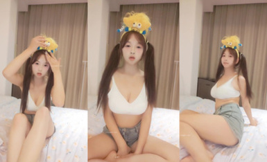 超可愛甜美學妹 桃井甜薈 雙馬尾黑絲20小時合集 (3)