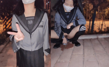 海角反差婊-【胡九萬（原小芳姐姐）】原創極限戶外被計程車跟蹤被外賣小哥嚇噴