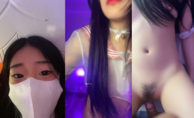 2024年2月，校花為了賺錢拼了【豬豬女孩】喊來舔狗干她，穿上白絲舔腳，無套內射極品反差小淫娃 (5)