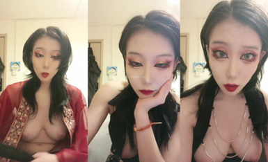 新合集~激情舞蹈御姐【鏡寶】長腿黑絲一字馬~超頂誘惑騷舞~ (9)