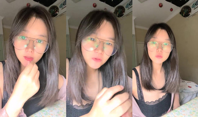 清純眼鏡妹妹 要吃退黑素  (2)