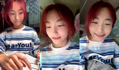 我就是嗚崽醬.學生妹宿舍直播！乖巧鄰家女孩，粉嫩多汁小逼逼，超可愛