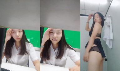 OL主播@陳住氣(李一茶)戴著跳蛋上班摸魚尺度福利秀 (6)