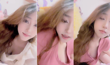 女神終於開秀【粥周粥】首次收費房大秀顏值超高