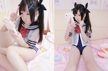 清純雙馬尾人形小母狗『工口小妖精』福利私拍，超極品合法卡哇伊小蘿莉 超高顏值 清純淫靡並存①