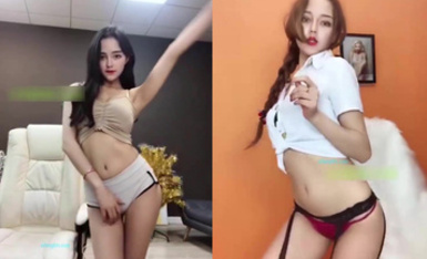 重磅！網易CC熱火女神【Alice 朴惠恩】超大尺度全露自慰-土豪定製！舞蹈功底不錯！甜美高顏值小妖精，黑絲制服 真要命 (2)