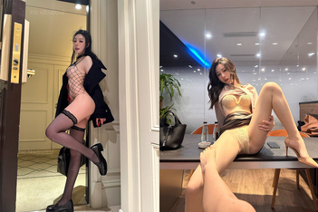 30萬粉絲著名美團外賣媛網紅秀人網模特「小逗逗」全量推特資源 極品露臉大長腿頂級露出專家 (3)