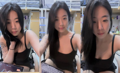 2024年6月，學生妹挺叛逆，【你的白月光】，在宿舍就把慾望寫臉上了，極品美穴，身材一流很挑逗！(5)