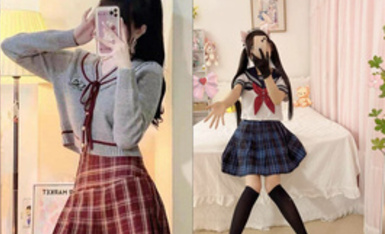 推特可欲可甜COS嫩妹，上海深圳美少女【吸醬】線下可約各種性服務自拍 (2)