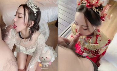 【兔兔_秀禾_tu521125】婚紗內射，男廁口爆，放尿，制服，露出，反差婊，雙飛 (3)