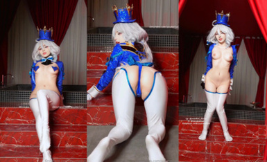 最新流出，Onlyfans百變女神，露臉福利姬【yuumeilyn】收費作品，COS芙寧娜，露臉性愛內射，太誘人了 (2)