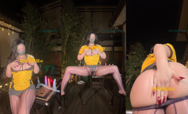 【微博巨乳】小王同學 秘語空間自購付費外賣員道具插逼